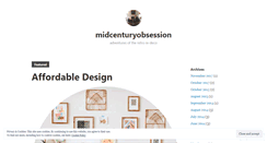 Desktop Screenshot of midcenturyobsession.com